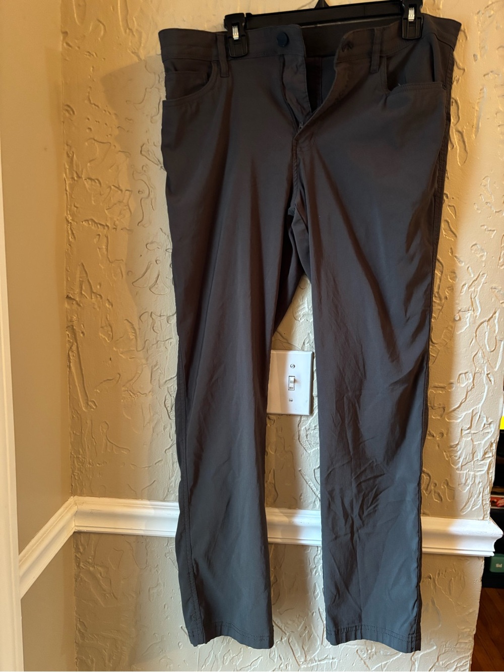 Weatherproof Vintage Pants Mens 34x32 Gray Stretch Tech Outdoor